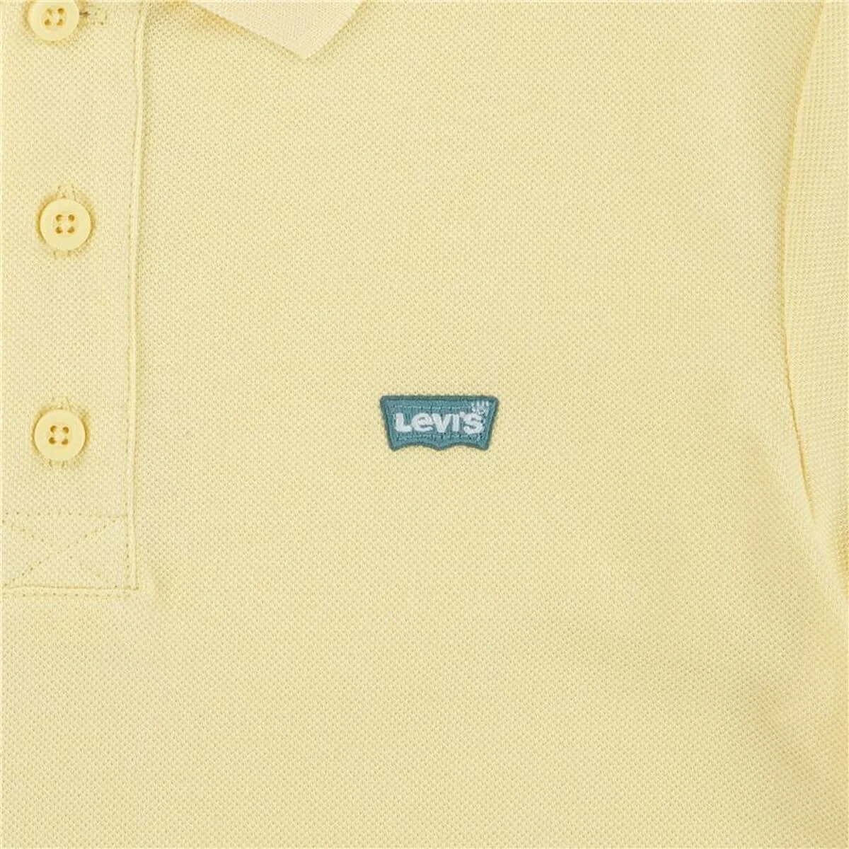 Polo de Manga Corta Niño Levi's Lvb Back Neck Tape Amarillo