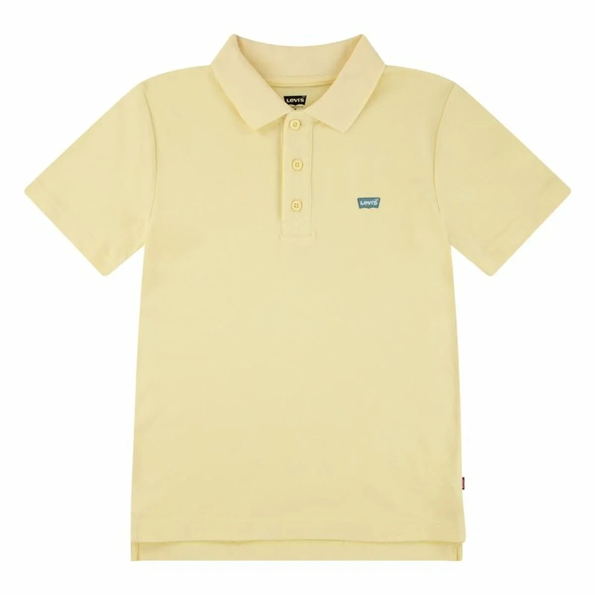 Polo de Manga Corta Niño Levi's Lvb Back Neck Tape Amarillo