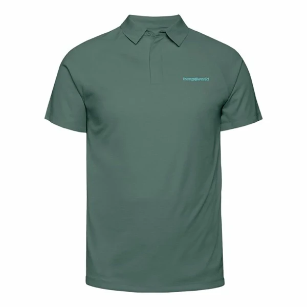 Polo de Manga Corta Hombre Trangoworld Bonete  Azul