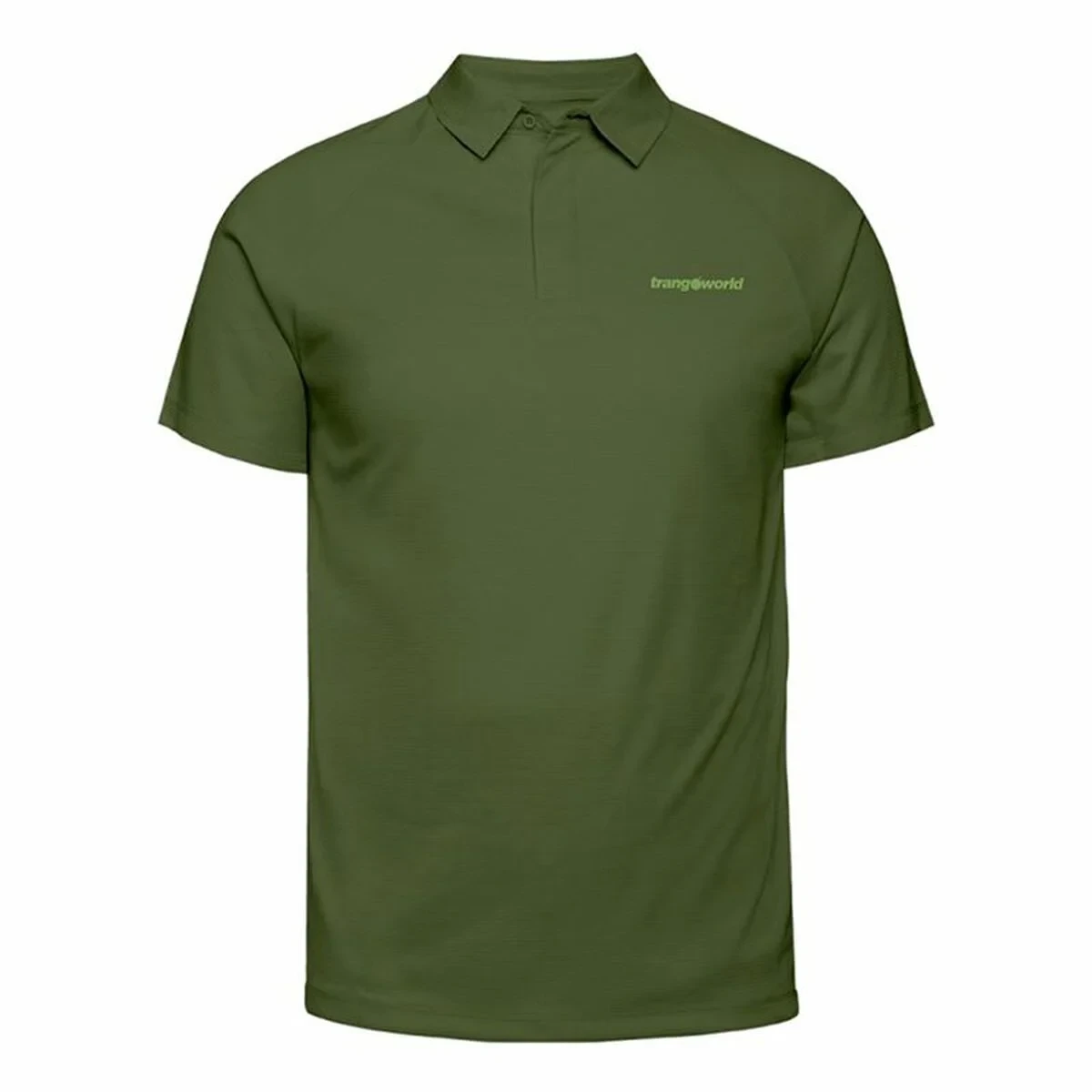 Polo de Manga Corta Hombre Trangoworld Bonete  Oliva