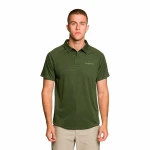 Polo de Manga Corta Hombre Trangoworld Bonete  Oliva