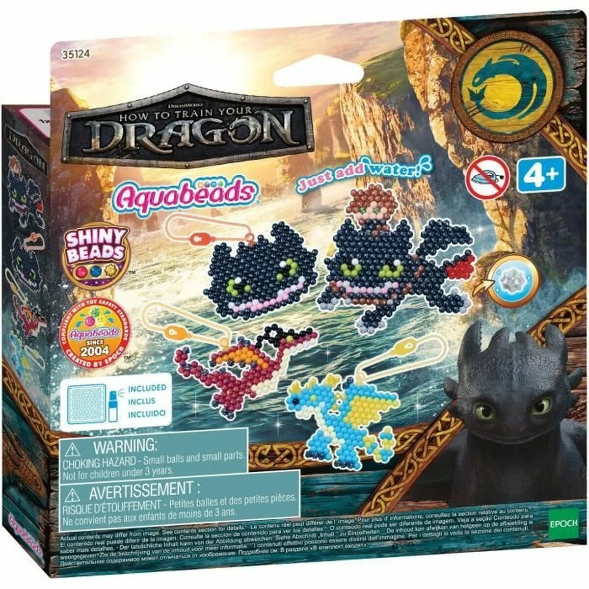 Juego de Manualidades Aquabeads Dragons (800 Piezas)