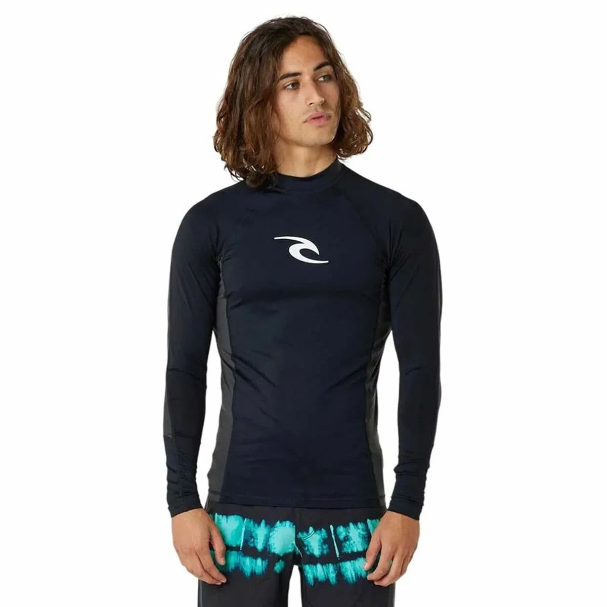Camiseta de Baño Rip Curl Waves pf Negro