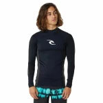 Camiseta de Baño Rip Curl Waves pf Negro