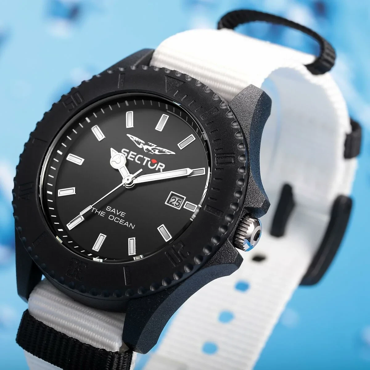 Reloj Hombre Sector SAVE THE OCEAN (Ø 43 mm)