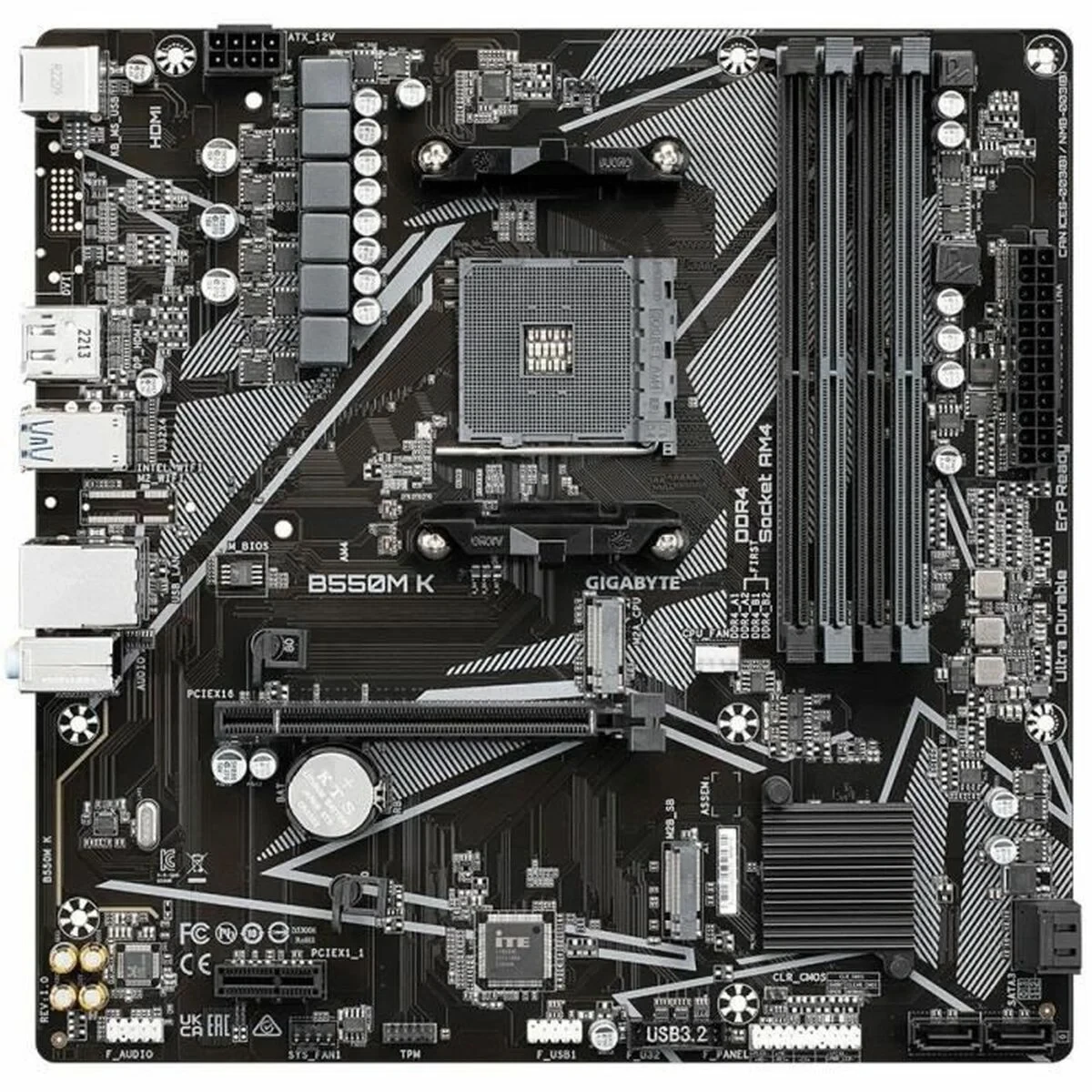 Placa Base Gigabyte AMD B550 AMD AMD AM4