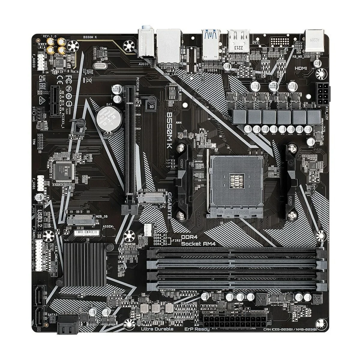 Placa Base Gigabyte AMD B550 AMD AMD AM4