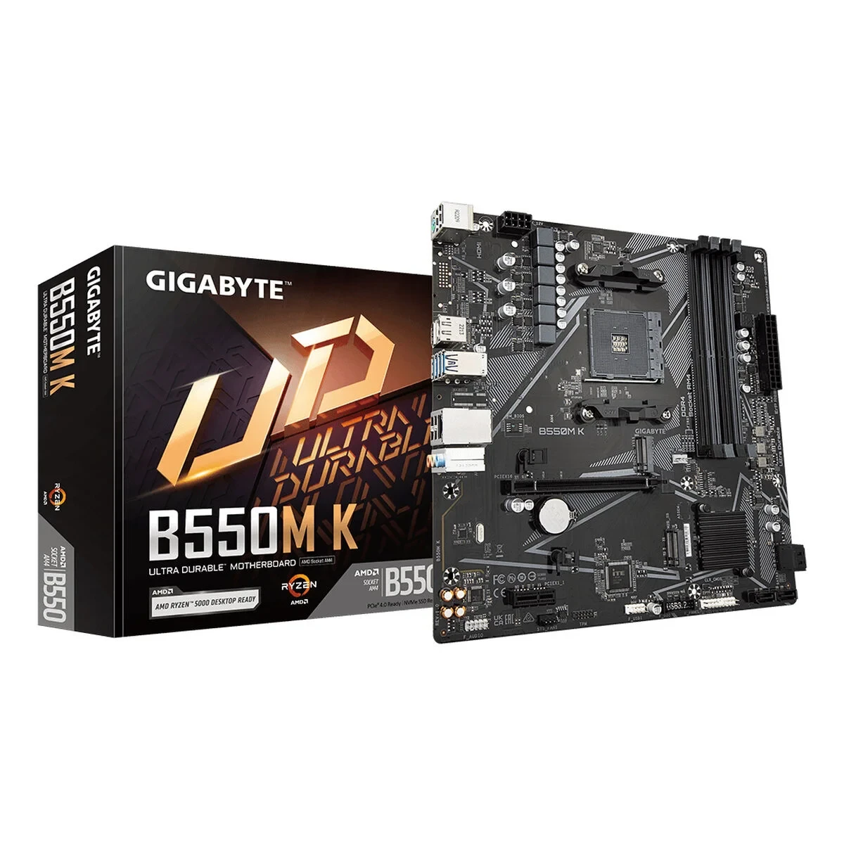 Placa Base Gigabyte AMD B550 AMD AMD AM4