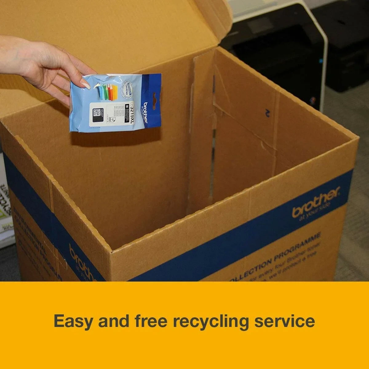 Cartucho de Tinta Original Brother LC521M Magenta