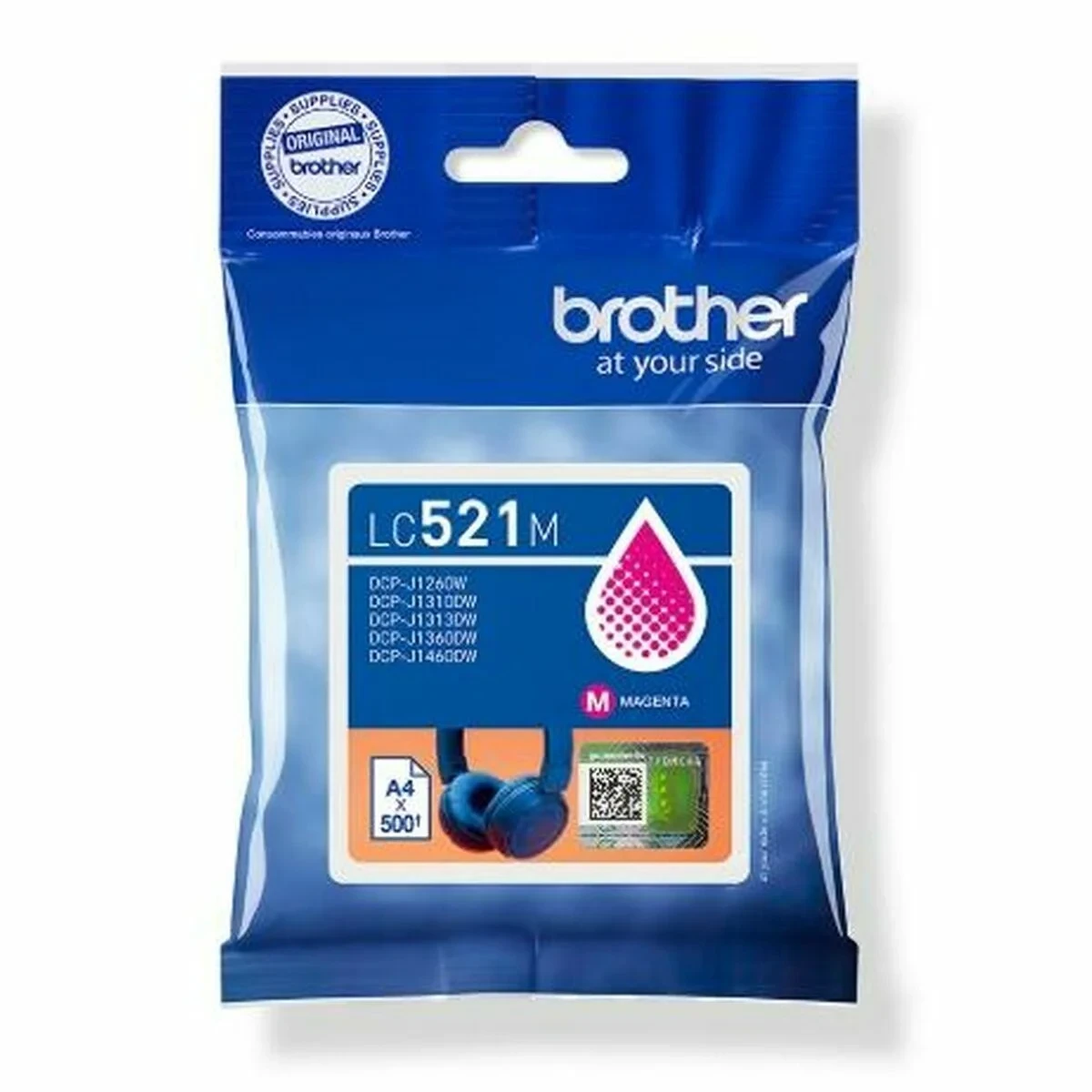 Cartucho de Tinta Original Brother LC521M Magenta