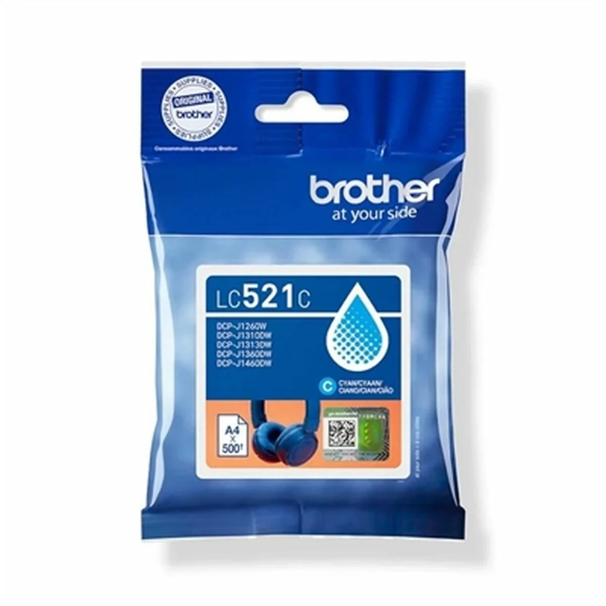 Cartucho de Tinta Original Brother LC521C Cian