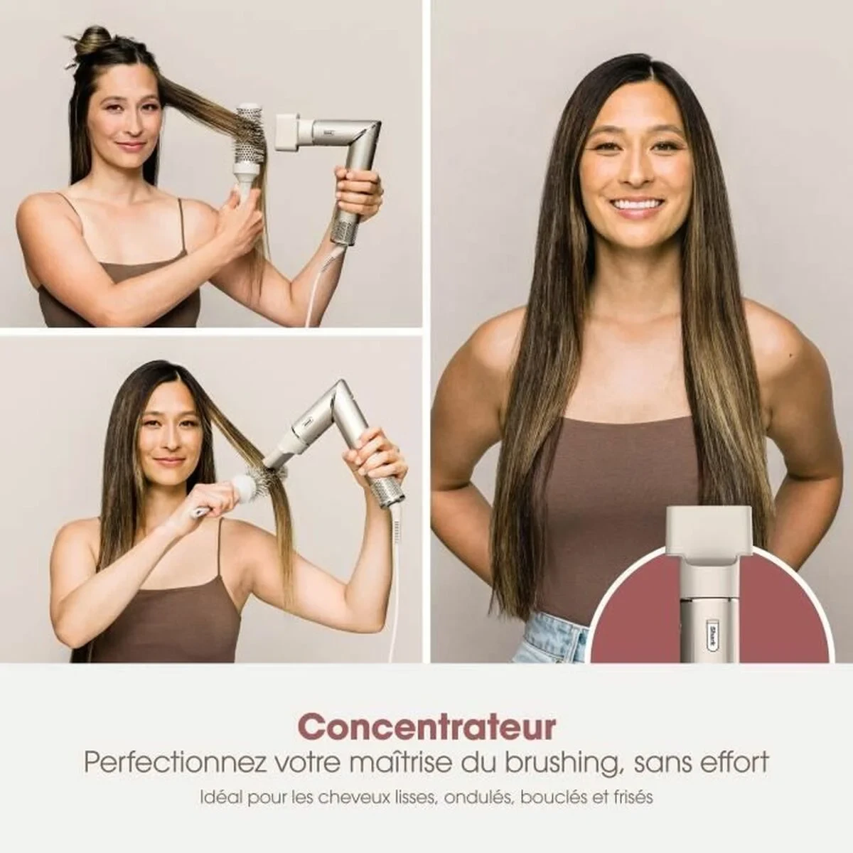 Cepillo Térmico Shark SHARK FLEXSTYLE - HD426SLEU 3 Piezas