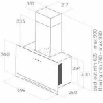 Campana Convencional Elica Negro