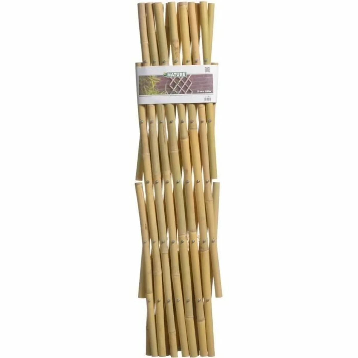 Celosía Nature Enrejado de bambú elástico 70x180cm Marrón Bambú
