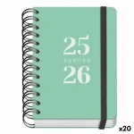 Agenda DOHE GRAMMAR Verde A6 120 x 170 mm 2025-2026 (20 Unidades)