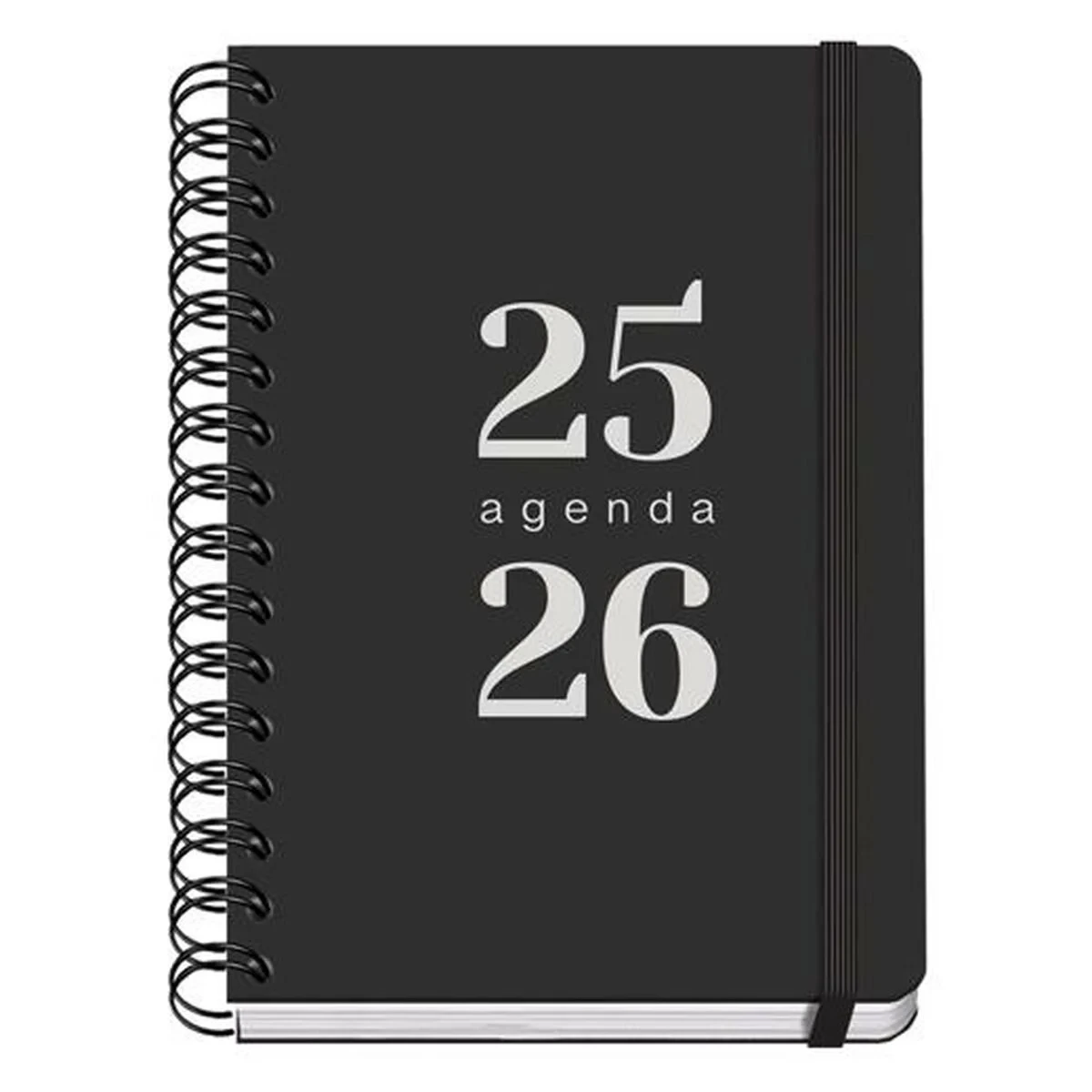 Agenda DOHE GRAMMAR Negro A5 150 x 210 mm (20 Unidades)