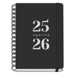 Agenda DOHE GRAMMAR Negro A5 150 x 210 mm (20 Unidades)