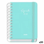 Agenda DOHE SERENITY WIRE´O Verde A6 120 x 170 mm 2025-2026 (20 Unidades)