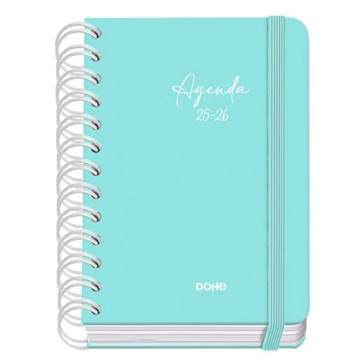Agenda DOHE SERENITY WIRE´O Verde A6 120 x 170 mm 2025-2026 (20 Unidades)