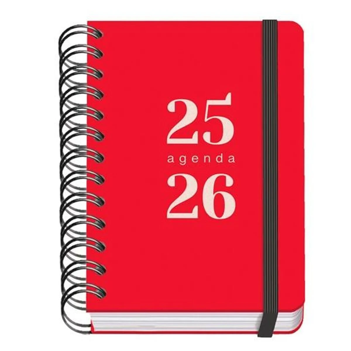 Agenda DOHE GRAMMAR Rojo A6 120 x 170 mm 2025-2026 (20 Unidades)