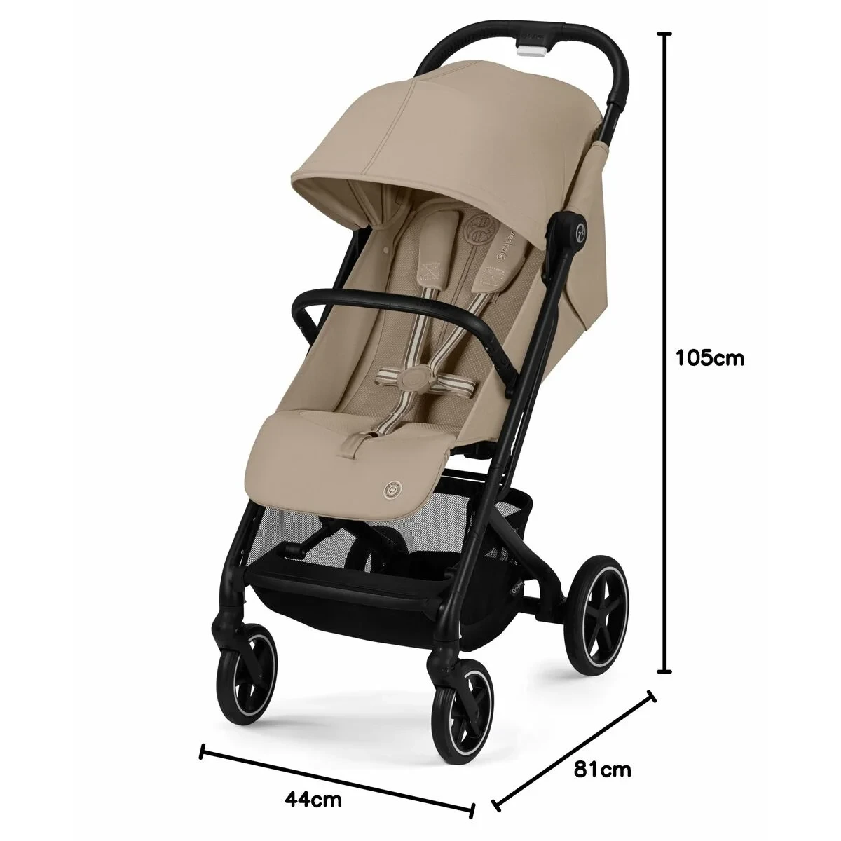 Carro de Paseo para Bebé Cybex Beezy BLK Beige