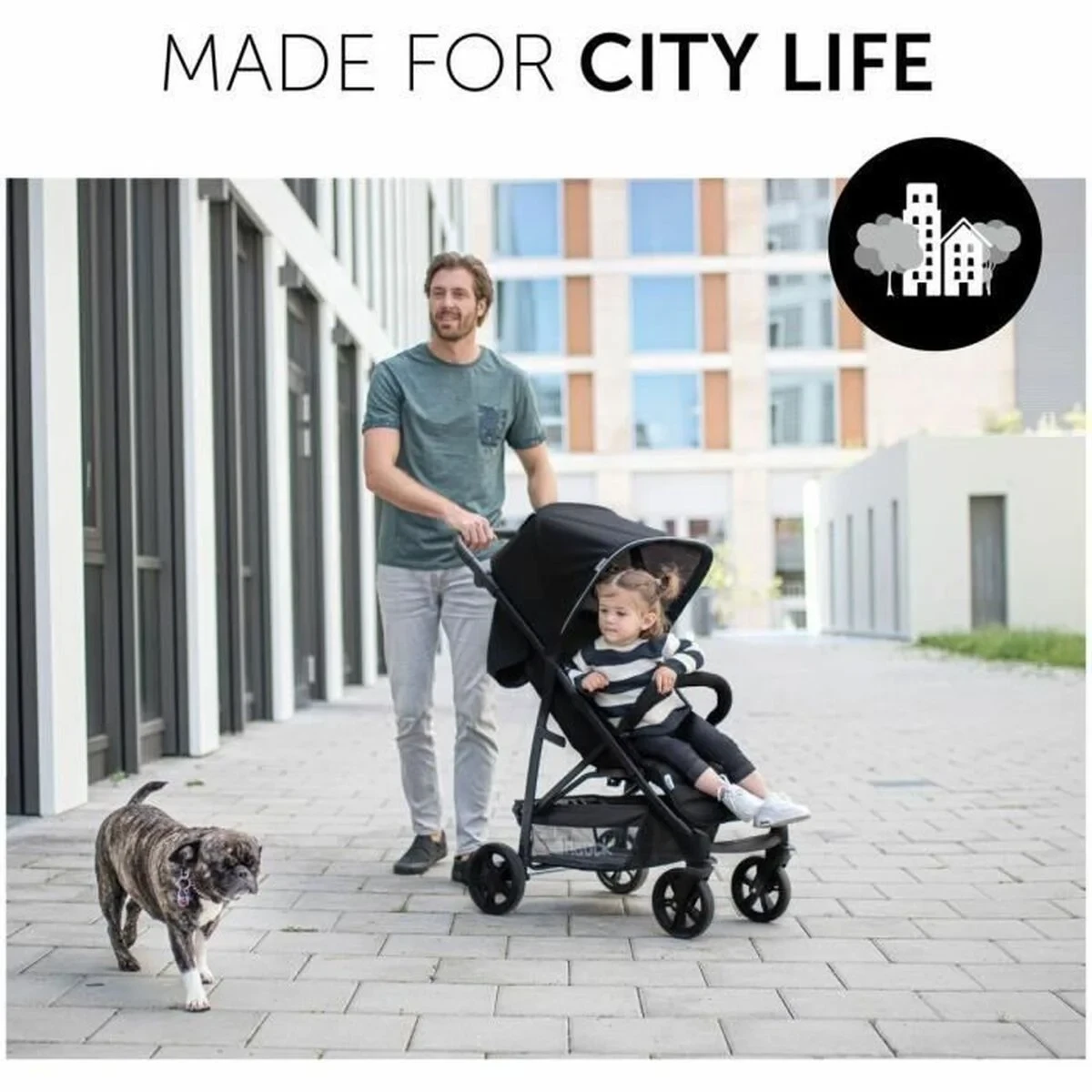 Carro de Paseo para Bebé Hauck Gris