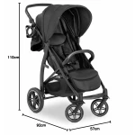 Carro de Paseo para Bebé Hauck Negro