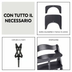 Trona Hauck Marrón Gris oscuro