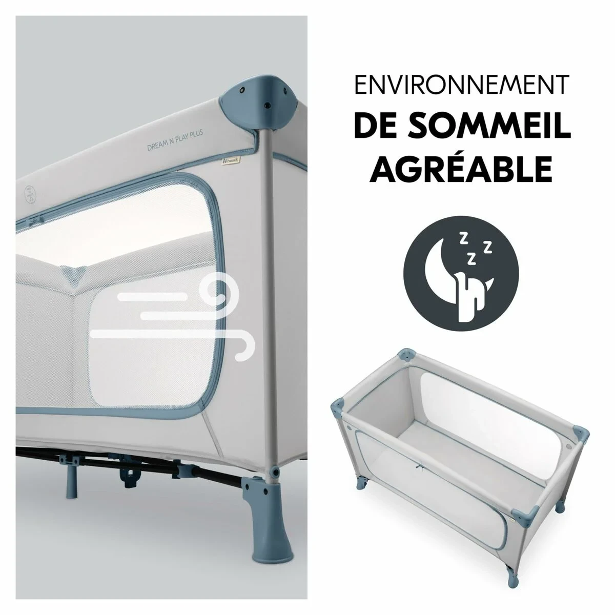 Cuna de Bebé Hauck Azul