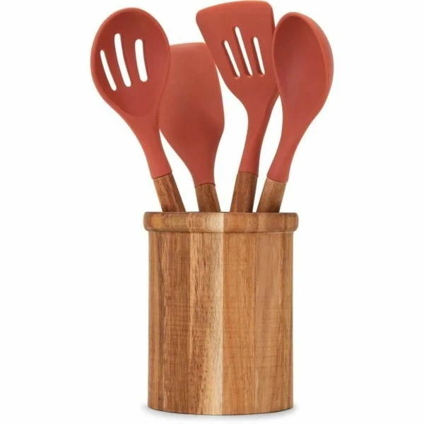 Set de Utensilios para Cocina Livoo MES153 Naranja 5 Piezas