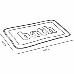 Alfombrilla Antideslizante TODAY Negro