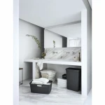 Cesta Multiusos Curver Gris oscuro Yute Plástico