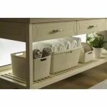 Cesto para la Ropa Curver Yute Blanco Plástico 45 L