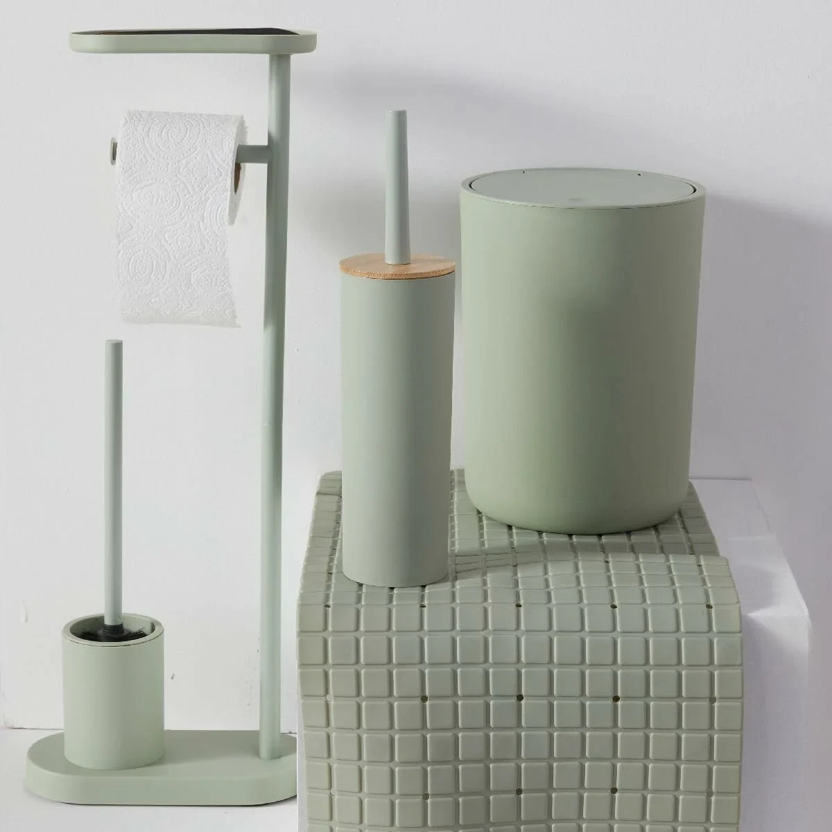 Alfombrilla Antideslizante para Bañera TODAY HOY - UTILITY Verde 40 x 60 cm Polipropileno