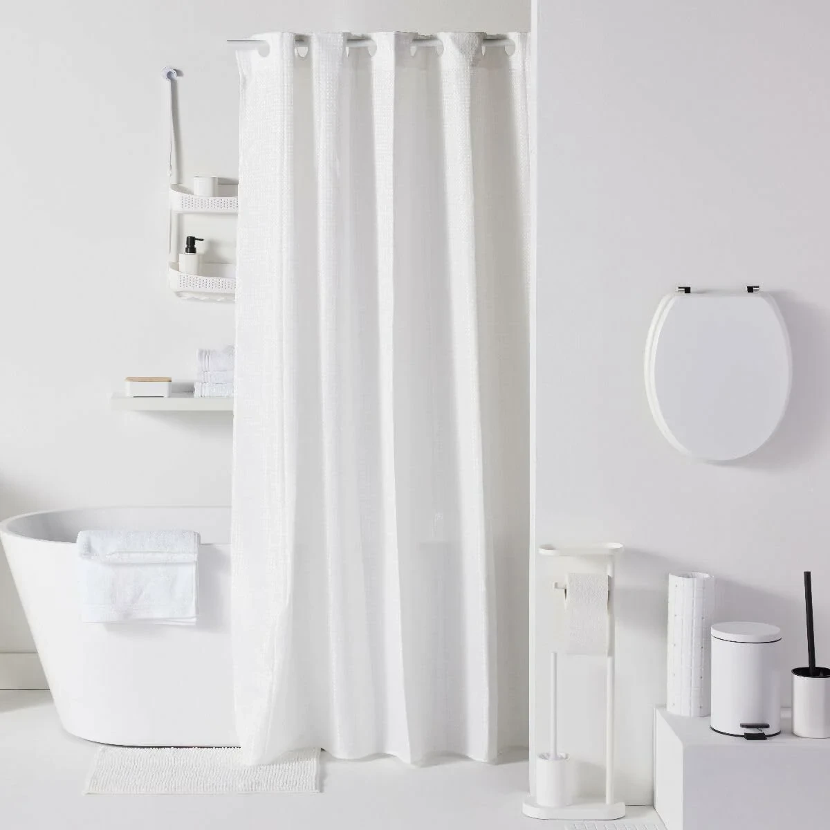 Alfombrilla Antideslizante para Bañera TODAY HOY - UTILITY 40 x 60 cm Blanco Polipropileno