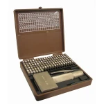 Juego abecedario Gravurem Eurotype Set 3 mm