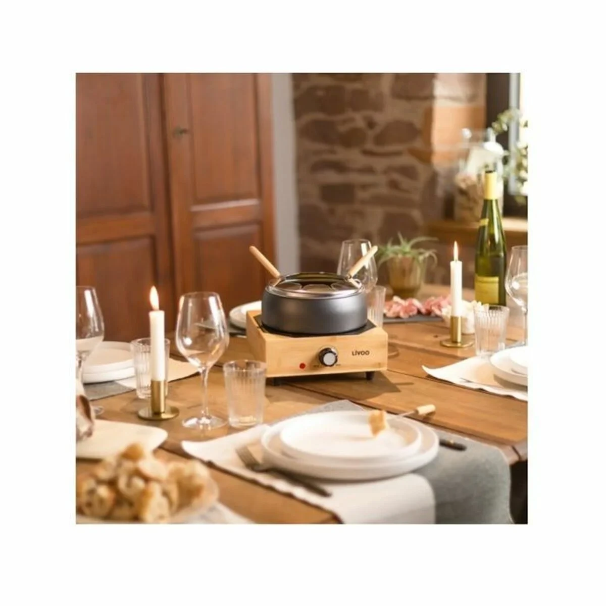 Fondue Livoo DOC287 800 W 2 L 8 personas