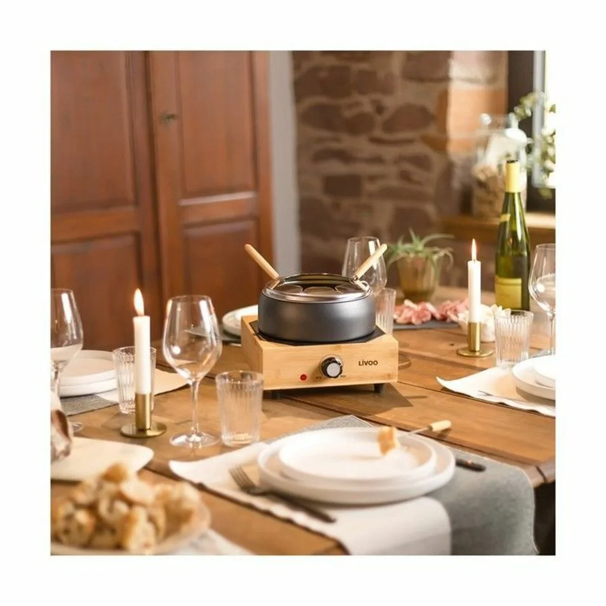 Fondue Livoo DOC287 800 W 2 L 8 personas