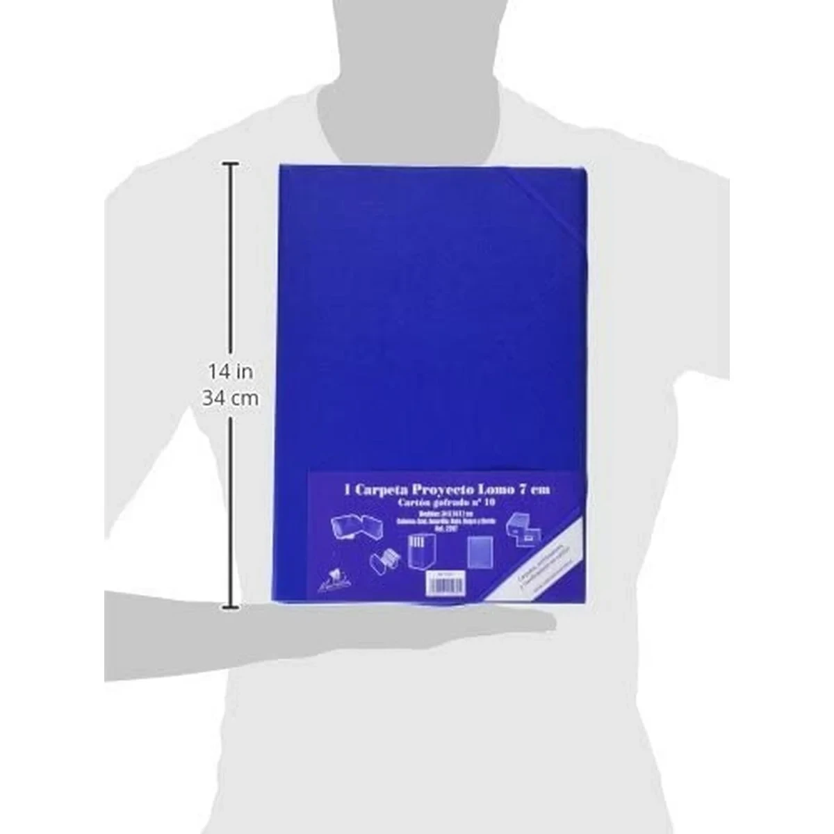 Carpeta Mariola Azul