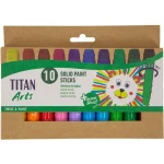 Témperas sólidas Titan Arts Multicolor 10 Piezas