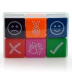 Sellos Office Box Icons Multicolor 2,5 x 2,5 cm 6 Piezas
