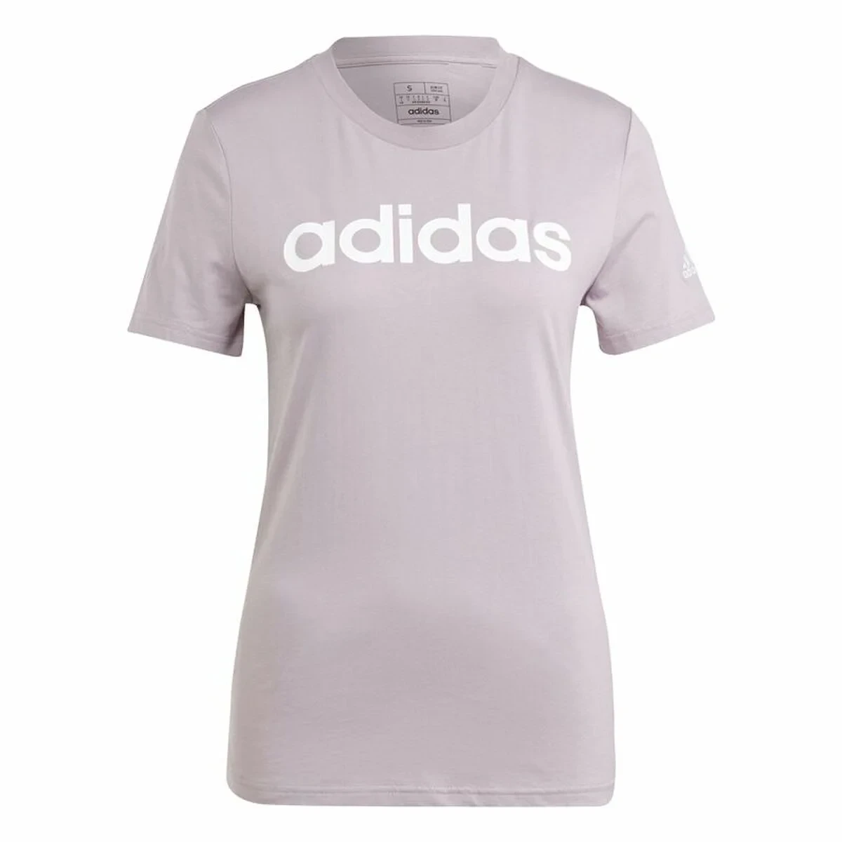 Camiseta de Manga Corta Mujer Adidas Linear (XS)
