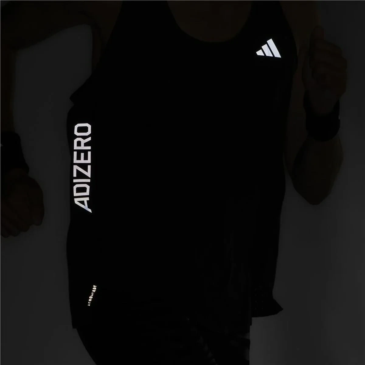 Camiseta para Hombre sin Mangas Adidas Adizero Snglt