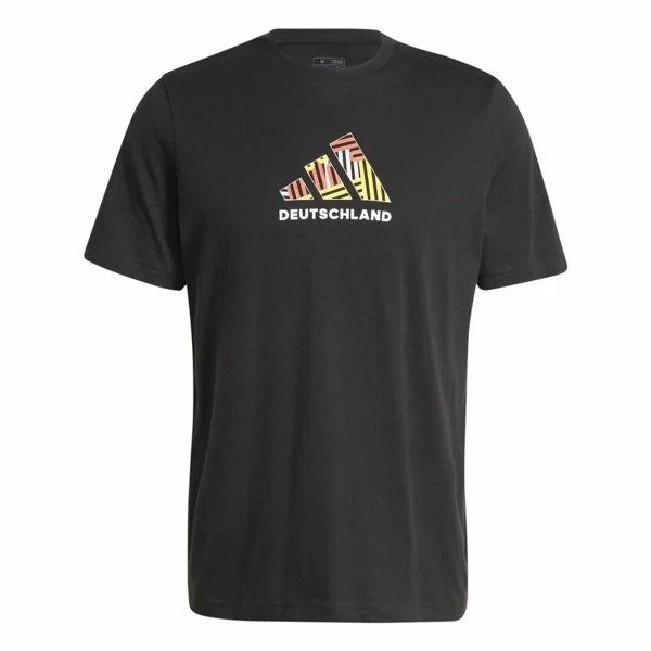 Camiseta de Fútbol de Manga Corta Hombre Adidas Football Germany Fan Graphic (XL)