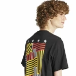 Camiseta de Fútbol de Manga Corta Hombre Adidas Football Germany Fan Graphic (XL)
