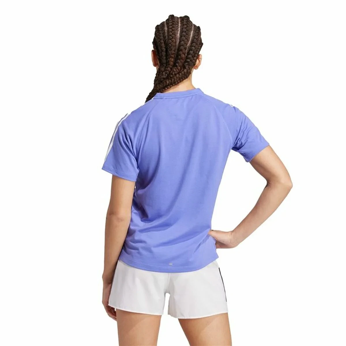 Camiseta de Manga Corta Mujer Adidas Own The Run 3 Bandas