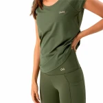 Camiseta de Manga Corta Mujer Ditchil TS1010-428 Oliva (XL)