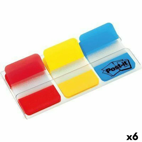 Notas Adhesivas Post-it Multicolor 22 Hojas 25 x 38 mm (6 Unidades)