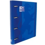 Carpeta de anillas Oxford CLASSIC Azul marino A4+ (4 Unidades)