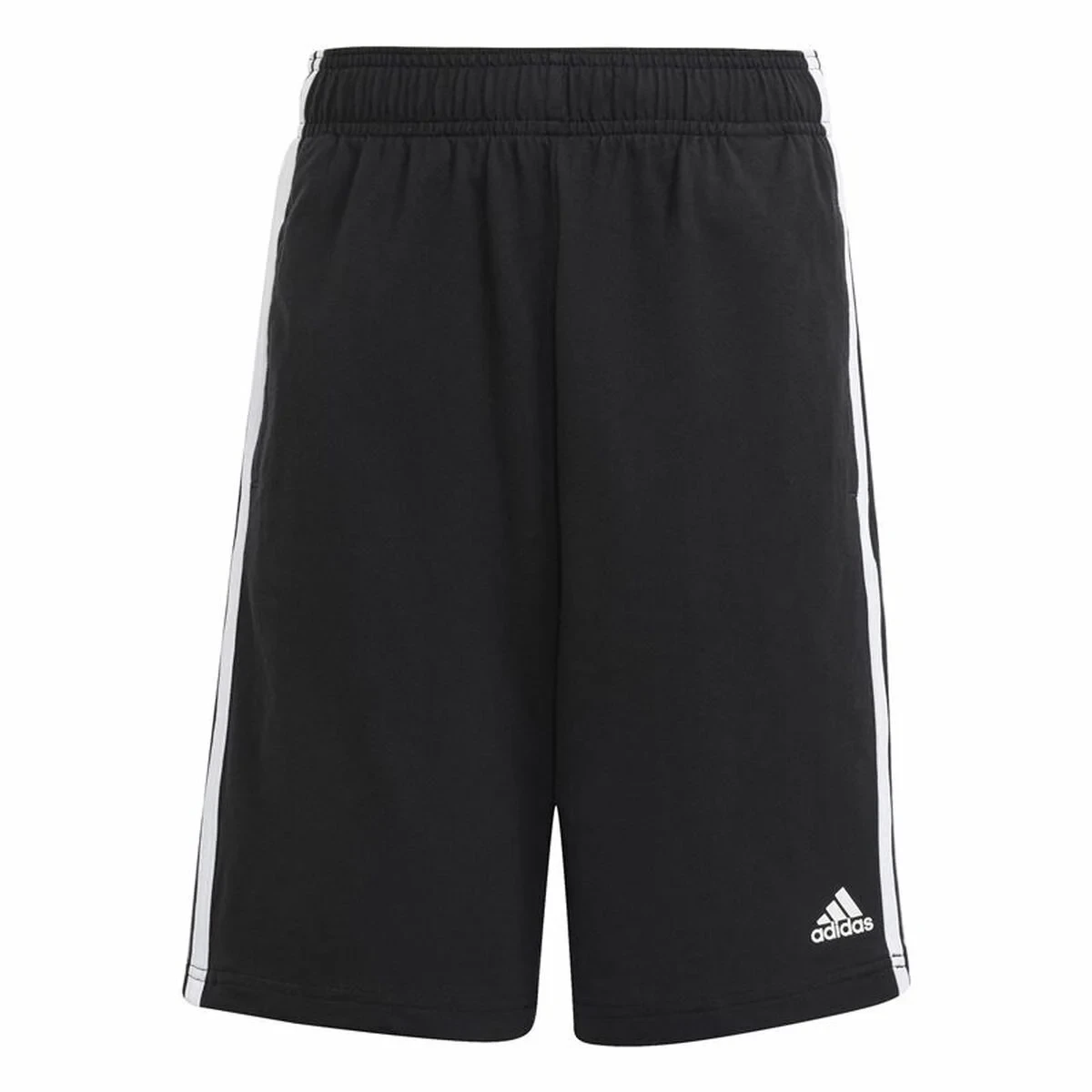 Pantalón corto Adidas Essentials Knit 3 bandas Infantil Unisex 11-12 años